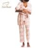 maternity pijamas matching organic  mom and baby matching robe products