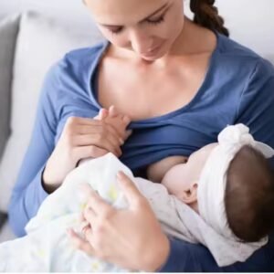 Shop our ultra-soft bamboo maternity sleepwear. This organic cotton lactation pajama set features easy breastfeeding access for ultimate comfort and style.