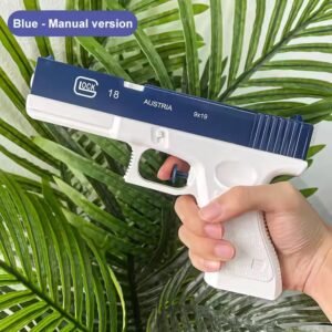 person holding a electric water gun pistol asutria