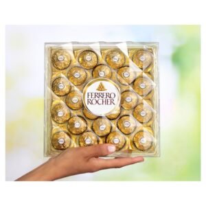 ferrero rocher milk chocolate hazelnut pralines gift box of chocolates 24 pieces 300g t24 × 1