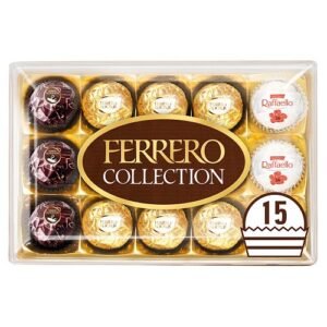 ferrero collection gift box of chocolates 15 pieces (172g) t15 × 1