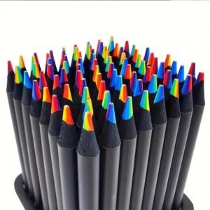12 pack of rainbow watercolour wooden pencils