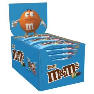 m&m's milk chocolate crispy bag 36g std × 24 × 1