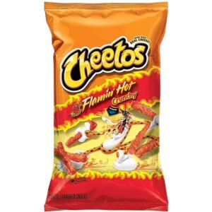 american flamin hot cheetos crunchy usa imported big bag 226g