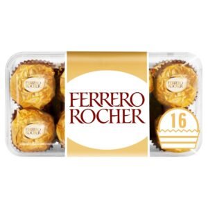 ferrero rocher milk chocolate hazelnut pralines gift box of chocolates 16 pieces 200g t16 × 1