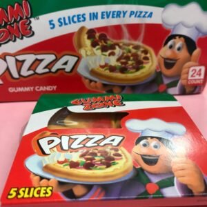 Gummy Zone Pizza Novelty Gummy Candy 21g Box with 5 Slices