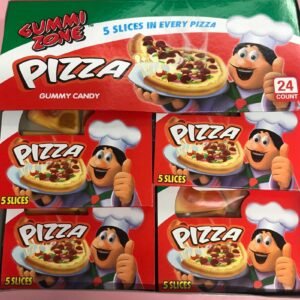 Gummy Zone Pizza Novelty Gummy Candy 21g Box with 5 Slices