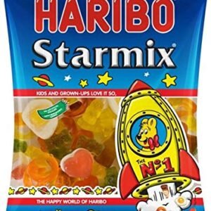 haribo strawmix gummy sweet 100% halal certified