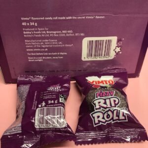 Vimto Flavoured Fruit Candy Roll 34g Secret Recipe Sweets