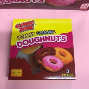 Gummy Zone Yummy Gummy Doughnuts 21g Box 3 Pieces Gluten Free Candy