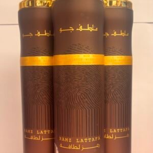 Ramz by Lattafa 300ml air freshener spray bottle with Arabic luxury branding