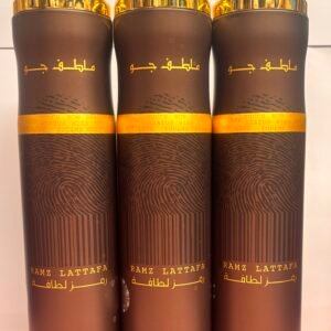 Ramz by Lattafa 300ml air freshener spray bottle with Arabic luxury branding