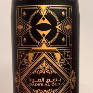 Bade’e Al Oud 300ml air freshener spray bottle with Arabic oud branding