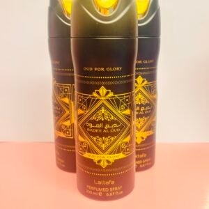 Bade’e 200ml perfume spray bottle featuring authentic Arabic fragrance design