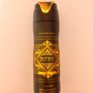 Bade’e 200ml perfume spray bottle featuring authentic Arabic fragrance design