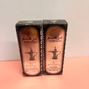 Dirham 10ml alcohol-free perfume oil bottle for sensitive skin
