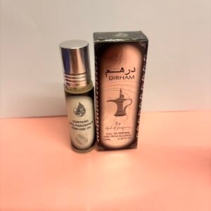Dirham 10ml alcohol-free perfume oil bottle for sensitive skin