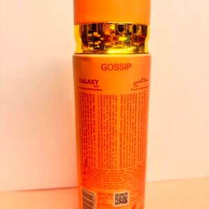 Galaxy Gossip 200ml perfume spray bottle with flirty and modern feminine branding