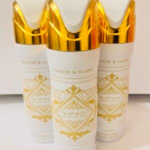 Lattafa Made Al Oud 200ml perfume spray bottle showing elegant Arabic packaging
