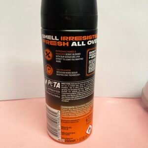 Lynx Sunset Fresh 150ml body spray bottle with vibrant orange and yellow branding