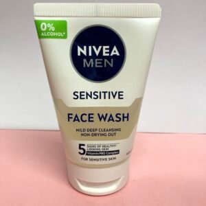 NIVEA MEN Face Wash 100ml tube for deep cleansing and oil control