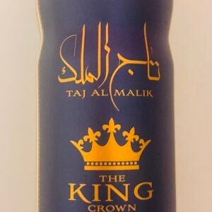 The KING Crown 200ml perfume spray bottle with luxury oriental branding