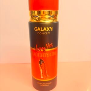 Very Hot Naughty Girl 200ml perfume spray bottle with bold red and black design