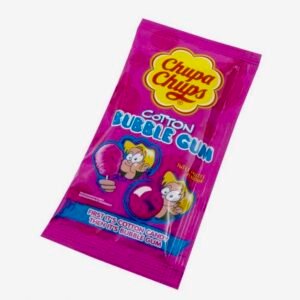 Cotton Candy Flavored Soft and Chewy Bubble Gum 11g Pocket Pack