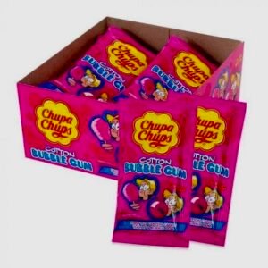 Cotton Candy Flavored Soft and Chewy Bubble Gum 11g Pocket Pack