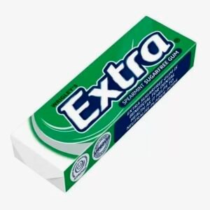 A single pack of Wrigley’s Extra Spearmint sugar-free chewing gum featuring the iconic green branding.