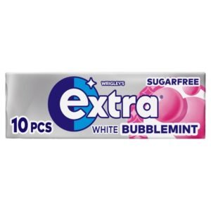 extra white chewing gum sugar free bubblemint x10 pieces 10pce × 30 × 36