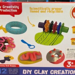 A 25-piece DIY clay creation set by Keylucker featuring 12 vibrant colors and sculpting tools, designed for children ages 3 and up to develop fine motor skills.