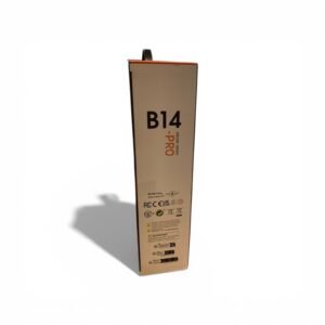 A compact B14-Pro series folding toy drone featuring a built-in camera, 2.4GHz remote control, and LED lights for indoor and outdoor flight.