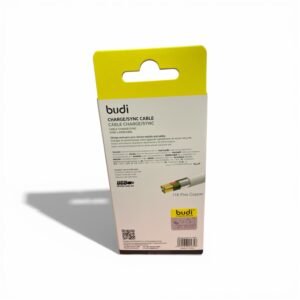 Budi 3A fast charging USB to Lightning cable for iPhone 1 meter length