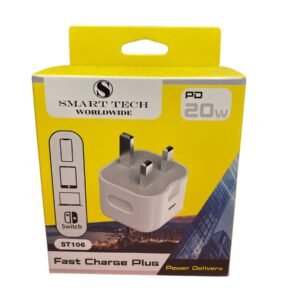 Wafani ST105 PD 20W Fast Charger Plug, USB-C Wall Adapter with short circuit and over-voltage protection.