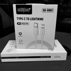 lighting-USB-C fast charging cable for smartphone and tablet and Mac