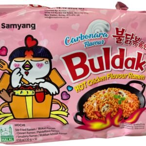 Pink Buldak noodle