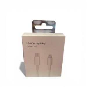 1 meter USB-C to Lightning cable for iPhone fast charging and data transfer