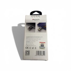 A silver Yesido GS21 2-in-1 card reader featuring a USB 2.0 plug on one end and a Type-C connector on the other, with a TF card slot.