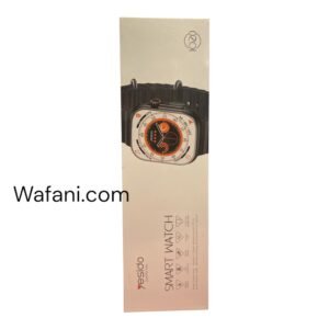 Front view of the Yesido IO20 Smart Watch box showing the watch image and icons for battery life, GPS, sports modes, and wireless calling.