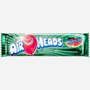 Airheads Watermelon Green Chewy American Candy 15.6g Bar