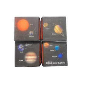 A vibrant 3x3 Magic Cube with a smooth-turning design, used for improving memory, focus, and fine motor skills in kids and adults.