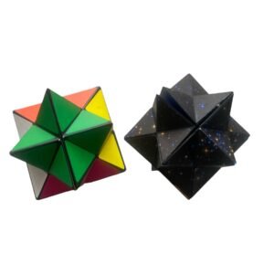 A vibrant 3x3 Magic Cube with a smooth-turning design, used for improving memory, focus, and fine motor skills in kids and adults.