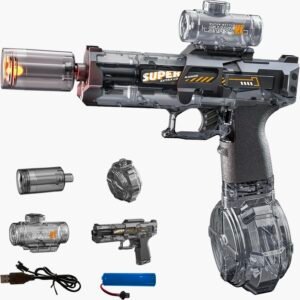Shark MK Electric Water Gun with Rechargeable Battery and High Capacity Drum
