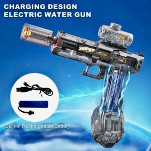 Shark MK Electric Water Gun with Rechargeable Battery and High Capacity Drum
