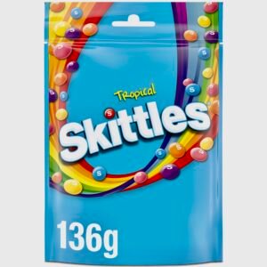Skittles Wild Berry 136g Pouch Mixed Berry Flavoured Chewy Candy Bag
