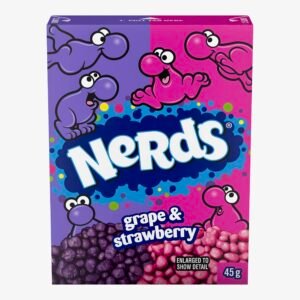 Wonka Nerds Grape and Strawberry Dual Flavor American Candy 46.7g Box
