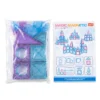 Magic Magnetic boxed set components with colorful castle building idea guide