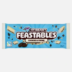MrBeast Feastables Cookies and Creme 60g chocolate bar packaging